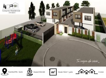 Casa · 102m² · 3 Habitaciones · 2 Estacionamientos · Casa en Pifo