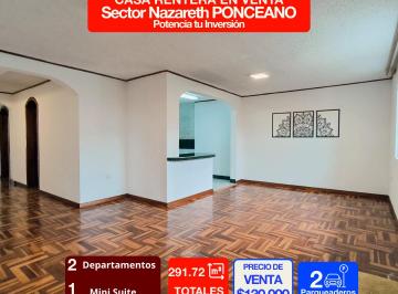Casa de 7 habitaciones, Quito · Casa Rentera en Venta – Ponceano Bajo Urbanización "Villas Aurora"