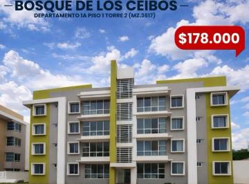 Departamento de 3 habitaciones, Guayaquil · Venta de Departamento en Urbanización Bosques de Los Ceibos