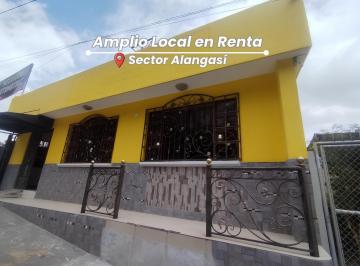 Local comercial · 120m² · 4 Estacionamientos · Renta de Amplio Local con Parqueaderos Exclusivo Para Restaurante, Alangasí