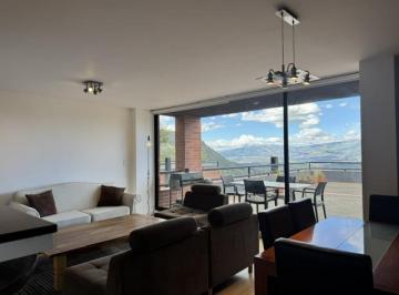 SALA TERRAZA · Rento Departamento 2 D en Quito, Sector Gonzalez Suarez.