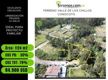 Terreno / Lote · 1124m² · Terreno - Conocoto