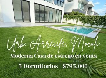 Casa de 5 habitaciones, Guayaquil · Casa de Estreno en Venta Urb. Arrecife, Mocoli