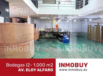Bodega-Galpón , Quito · Vendo 3 Bodegas Pequeñas I2 - 1000 M&sup2;– Sector Cristianía | Av Eloy Alfaro