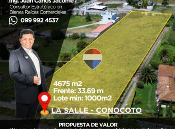 Terreno / Lote , Quito · Terreno Comercial en Venta La Salle Conocoto