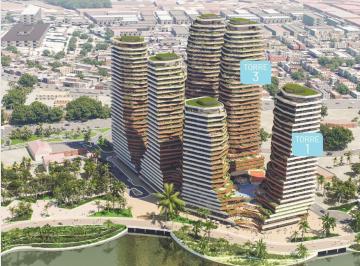 Departamento · 124m² · 1 Estacionamiento · Venta de Suite en The Hills con Vista Al Río y Terraza