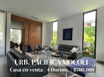 Casa de 4 habitaciones, Guayaquil · Casa en Venta Urb. Pacifica, Isla Mocoli