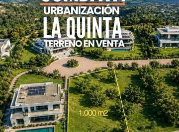 Terreno / Lote · 1004m² · Terreno Venta Cumbayá | Urb La Quinta | Vista Panoramica | 1.000 m²