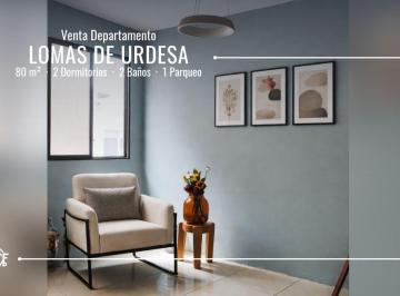 Departamento de 3 habitaciones, Guayaquil · Venta Departamento Moderno Lomas de Urdesa | 80 m² | Planta Baja | 2 Dorm. | $110.000