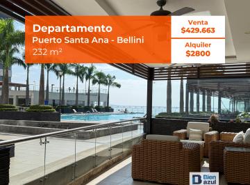 Departamento de 3 habitaciones, Guayaquil · Departamento en Alquiler o Venta Puerto Santa Ana - Bellini