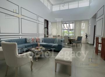 Casa · 300m² · 3 Habitaciones · 2 Estacionamientos · Venta de Casa de Una Sola Planta con Vista Al Lago en Samborondón – Isla Mocolí Am