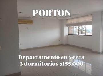 Departamento de 3 habitaciones, Guayaquil · 7416. Porton, Vendo Departamento 3 Dorm. $155.000.