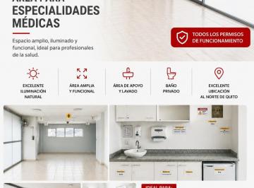 Oficina comercial , Quito · Espacio en Alquiler – Consultorios Integrales El Batán