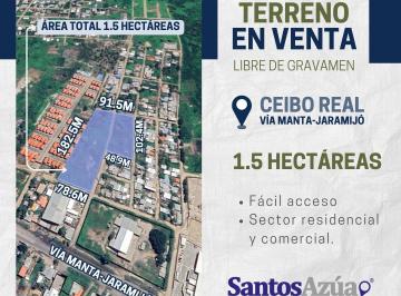Terreno / Lote · 15122ha · Venta Terreno Para Proyecto Urbanistico - Comercial Narias