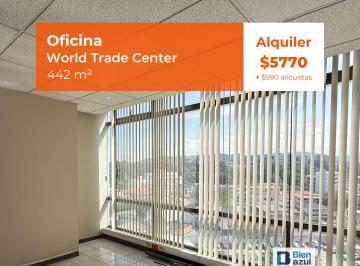 Oficina comercial , Guayaquil · Oficina en Alquiler Wtc World Trade Center - Kennedy Norte