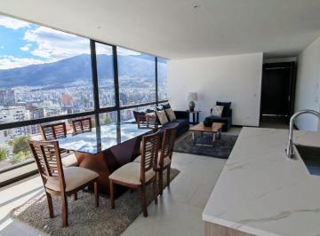Departamento de 2 habitaciones, Quito · Departamento Amoblado de Dos Dorm. en Alquiler, con Balcón, Piscina. Bellavista