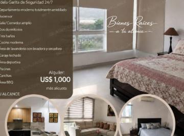 Departamento de 2 habitaciones, Guayaquil · Ceibos, Alquilo Departamento Amoblado,2 Habitaciones, Ascensor, Ciudadela con Guardianía