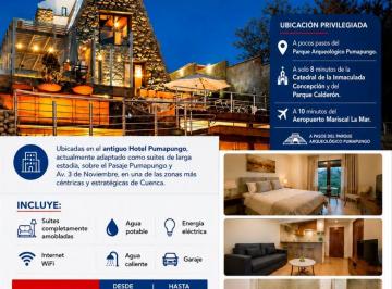 Departamento de 1 habitación, Cuenca · Suites Amobladas en Alquiler – Cuenca - L. Garcia