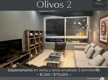 Departamento de 2 habitaciones, Guayaquil · 7477. Urb. Olivos 2 - Ceibos, Alquilo o Vendo Departamento 3 Dorm. $1350 Amoblado y $175.000.
