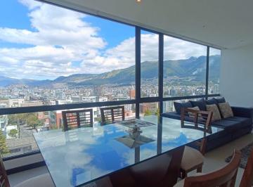 Departamento de 2 habitaciones, Quito · Departamento en Renta a Estrenar de 130 m² con 2 Balcones y Piscina en Edificio de Lujo