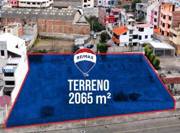 Terreno / Lote , Ambato · Terreno de 2065 m² en Venta Tras El Supermercado El Coral en Ambato