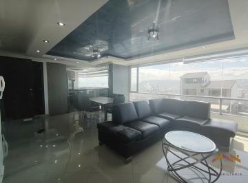 Departamento · 77m² · 2 Habitaciones · 1 Estacionamiento · Renta Departamento 2 Dorm. Amoblado - Urb. Mastodontes - Carcelén