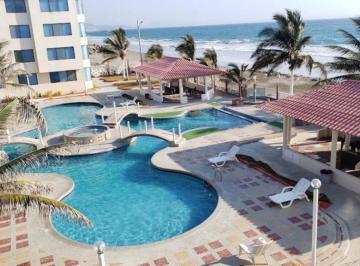 Departamento de 1 habitación, Crucita · Suite de Venta de 57 m² Frente Al Mar en La Playa de Crucita