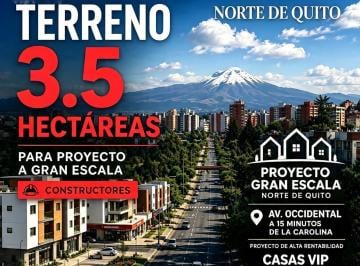 Terreno / Lote · 35000m² · 100 Estacionamientos · Terreno 35.477 m², Constructoras E Inversionistas, "Aceptamos Socios Proyecto"