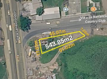 Terreno / Lote , Guayaquil · Terreno Esquinero Comercial de 543,85 m² en Vía Samborondón | Uso Mixto | Frente Av Miguel Yúnez