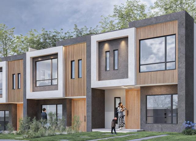 Proyecto horizontal , Cuenca · Casas Grandes en Rio Amarillo en Condominio Valle Alto