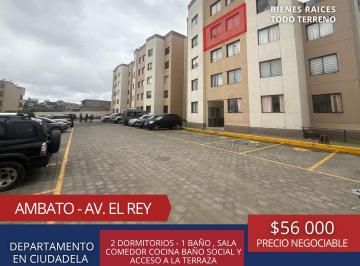 Departamento de 2 habitaciones, Ambato · Departamento de 87 m² con 2 Dorm. en Venta en El Centro de Ambato