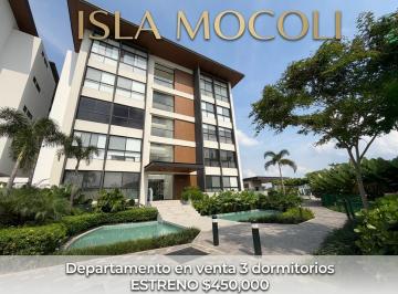 Departamento de 3 habitaciones, Guayaquil · 7570. Isla Mocoli - Samborondon Km6, Vendo Departamento de Estreno 3 Dorm. $450.000.