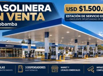 Bodega-Galpón , Mocha · Gasolinera en Venta en Riobamba – Estación de Servicio Equipada con Locales Comerciales