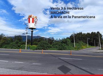 Terreno / Lote · 36066m² · Terreno Esquinero 3.6 Hectáreas en Venta Sobre La Panamericana, Machachi