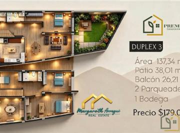 Casa · 137m² · 2 Estacionamientos · Casa en Venta por Estrenar en San Juan de Cumbayá