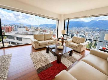 Departamento · 149m² · 3 Habitaciones · 2 Estacionamientos · Departamento Amoblado en Renta Sector La Coruña Quito