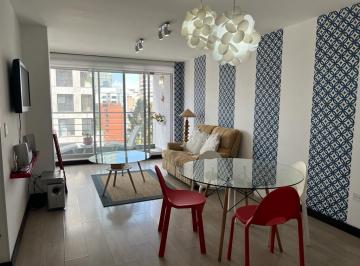 Departamento · 85m² · 2 Habitaciones · 1 Estacionamiento · Sector Republica del Salvador, en Renta Dpto 2d 85 m² con Balcón Amoblado