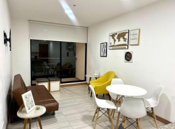 Departamento · 55m² · 1 Habitación · 1 Estacionamiento · Mv - Sector La Carolina - en Renta Suite Amoblada 55 m² con Balcón