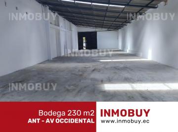 Bodega-Galpón , Quito · Arriendo Bodega 230 M²– Ant Occidental – Norte de Quito