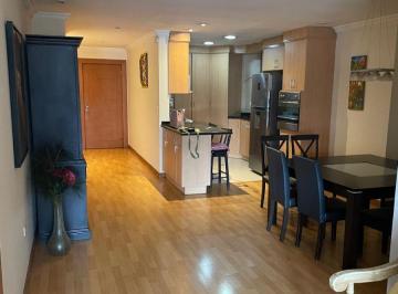 Departamento de 2 habitaciones, Quito · Arriendo Departamento Amoblado Dos Dorm. Bosmediano 120 m Dos Parqueaderos Si Mascota Piso 7