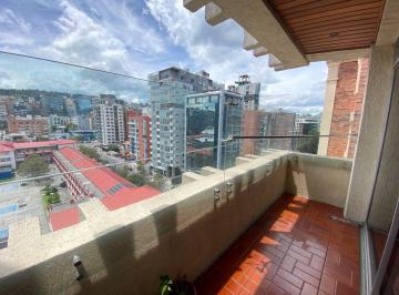 Departamento de 3 habitaciones, Quito · Vendo Amplio Departamento de 180 m en La República del Salvador, con Balcón
