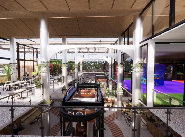 Proyecto horizontal , Guayaquil · El Nuevo Centro Comercial de La Via a La Costa, Guayaquil. Locales Para Patio de Comida