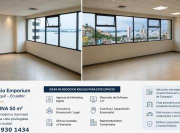 Oficina comercial , Guayaquil · Oportunidad - Oficina en Edificio Emporium, Puerto Santa Ana