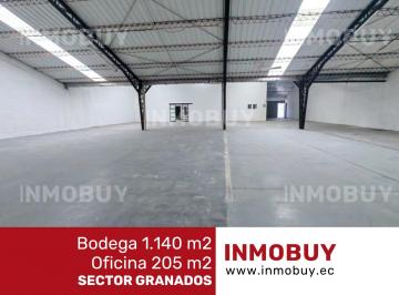 Bodega-Galpón , Quito · Rento Bodega 1.140 m² Más Oficina –sector Granados