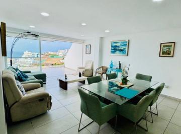 Departamento de 3 habitaciones, Manta · En Venta Departamento de 3 Habitaciones con Vista Al Mar en Urbanización Exclusiva de Manta