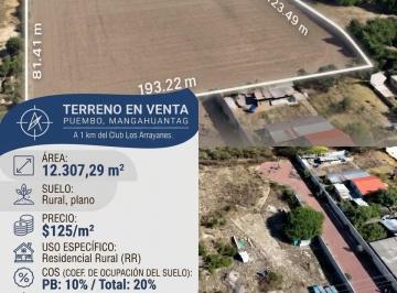 Departamento de 1 habitación, Quito · Terreno en Venta, Puembo, Mangahuantag a 1 Km del Club Los Arrayanes