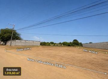 Terreno / Lote , Playas · Se Vende 1315 m² de Terreno con 35,88 de Frente a La Calle Publica, Cerca del Mar