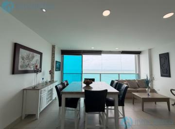Departamento · 148m² · 3 Habitaciones · 2 Estacionamientos · Departamento en Venta Frente Al Mar en Edif. Exclusivo Bay Point, San Lorenzo - Salinas
