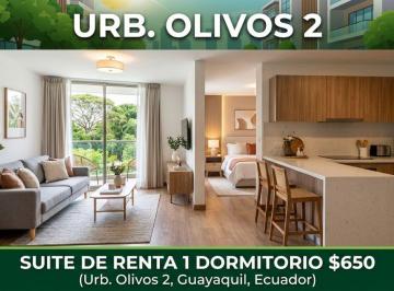 Suite de 1 habitación, Guayaquil · 7757. Urb. Olivos 2 - Ceibos, Alquilo Suite 1 Dormitorio $650.