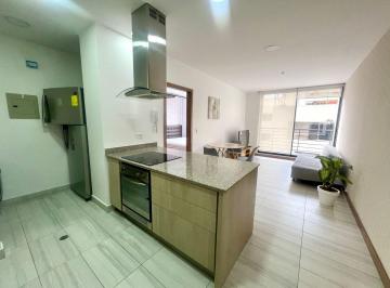 Suite · 60m² · 1 Habitación · 1 Estacionamiento · Mv - Sector La Carolina - en Renta Suite Amoblada 60 m² con Balcón Edificio Atelier Uribe